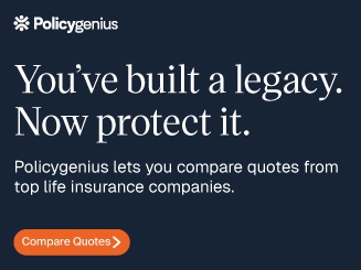 Compare life insurance quotes with PolicyGenius