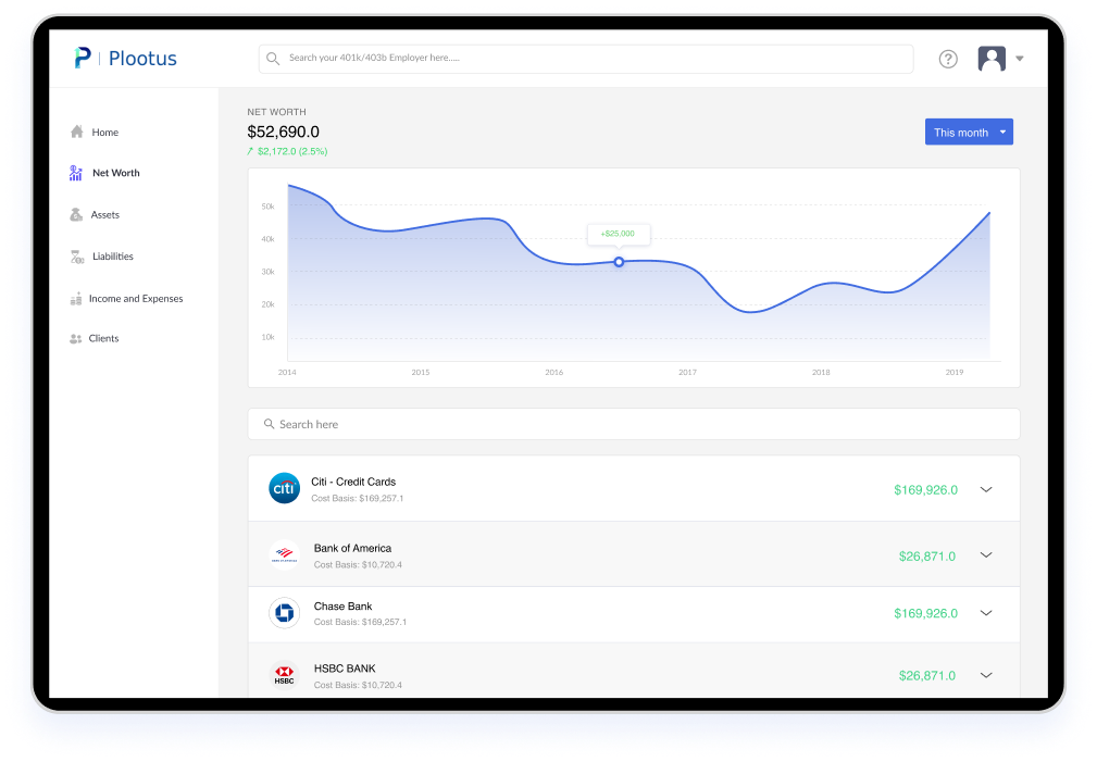 Monitor Client Financial Accounts